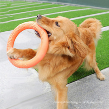 Dropshipping Pet Flying Discs EVA Dog Training Ring Resistant Bite Floating Toy Puppy Outdoor Interactive Products